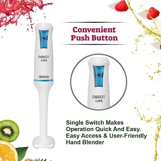 Inalsa Robot 4.0 PS Hand Blender 400W Inalsa Robot 4.0 PS Hand Blender 400W